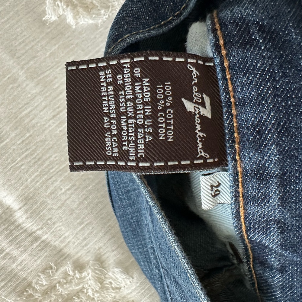 7 For All Mankind Relaxed Fit Denim Jeans Waist 29 -m